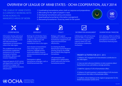 LAS-OCHA Cooperation, July 2014_20140721-v1.6