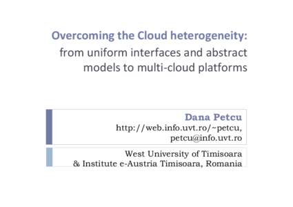 Nimbus / Cloud computing / Centralized computing / Cloud infrastructure