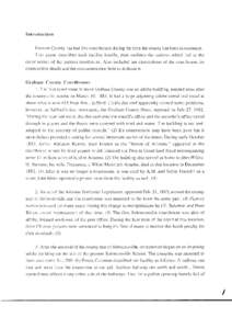 Introduction Graham County has had five courthouses dUling the time the county has been in existence. This paper describes each facility briefly, then outlines the actions which led to the construction of the present cou