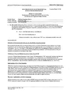 DOCUMENTATION OF ENVIRONMENTAL INDICATOR DETERMINATION - DUPONT, DEEPWATER, NEW JERSEY