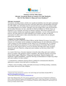 Special education / Disability / Philosophy of education / Individualized Education Program / No Child Left Behind Act / Inclusion / Individuals with Disabilities Education Act / Formative assessment / Direct Instruction / Education / Educational psychology / Education policy