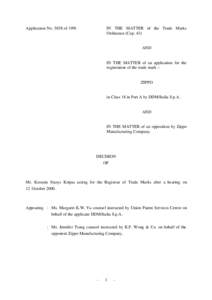 Concurrent use registration / Trademark / Zippo / Marketing / Patent attorney / Identification / Intellectual property law / United States trademark law / Law