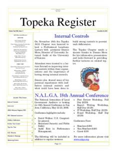 A ssocia tion o f Governmen t A ccoun tants PO Box 206 Topeka, Kan sa s[removed]Topeka Register