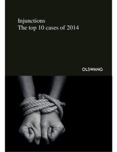 •  Injunctions The top 10 cases of