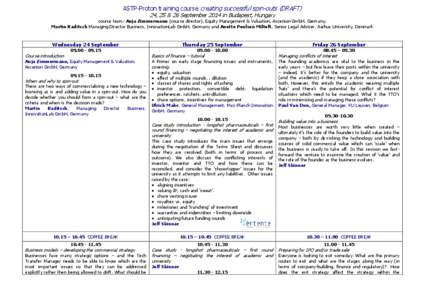 Corporate finance / Equity securities / Stock market / Types of business entity / Venture capital / Due diligence / Technology transfer / Spin out / Equity / Finance / Business / Financial economics