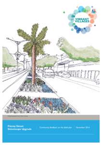 01  Artists Impression: Central Median Greening Fitzroy Street Streetscape Upgrade