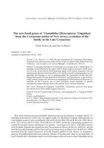 Heteroptera / Tinginae / Hemiptera / Phylogeny of insects / Golub / Cretaceous / Yuri Alexandrovich Popov / Tingidae / Phyla / Protostome