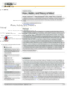 Plans, Habits, and Theory of Mind