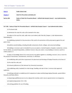 Title 53 Chapter 7 Section 204 Title 53 Public Safety Code  Chapter 7