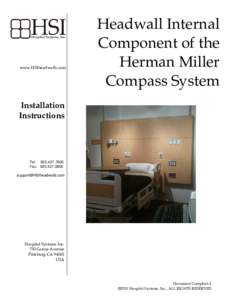 Microsoft Word - Compass Patient Service Headwall Installation Instruction 2015