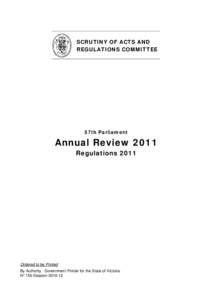 Microsoft Word - Annual Review[removed]Regulations 2011.doc