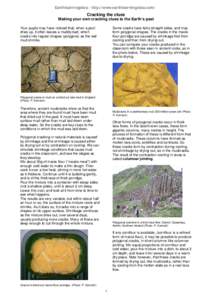 Sedimentary rocks / Staple foods / Mudcrack / Maize / Soil / Flour / Porridge / Mud / Syneresis cracks / Food and drink / Geology / Sedimentary structures