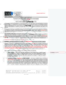 Adopted October 8, 2013  REGULATORY GUIDANCE On Property and Casualty Statutory Statements of Actuarial Opinion For the Year[removed]Prepared by the