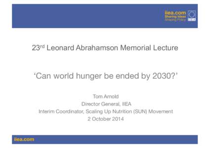 Food and drink / Limbic system / Motivation / Neuropsychology / Malnutrition / Hunger / Wasting / Stunted growth / Micronutrient / Health / Nutrition / Medicine