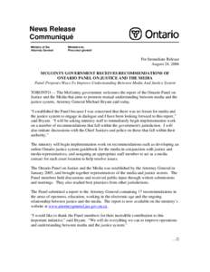 Provinces and territories of Canada / Legal Aid Ontario / Michael Bryant / Attorney General of Ontario / York University / Court of Appeal for Ontario / Paralegal / Attorney general / Legal professions / Law / Ontario