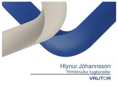 Hlynur Jóhannsson Yfirhönnuður hugbúnaðar Er þetta ekki bara SOLID?  SOLID Principles