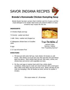 Microsoft Word - Savor Indiana Recipes - Soups.doc