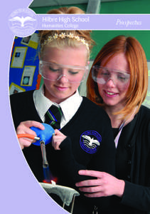Hilbre High School Humanities College Prospectus  Welcome to Hilbre High School Humanities College