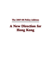 The[removed]Policy Address - A New Direction for