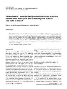 Thallium / Mineral / Baia Sprie / Chemistry / Matter / Oxides