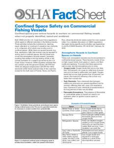 OSHA FACTSHEET CONFINED SPACE SAFETY ON COMMERCIAL FISHING VESSELS:Layout 1