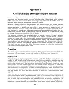 Oregon Property Tax Statistics, [removed]