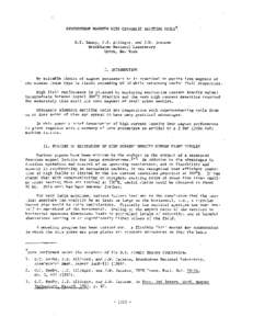 SYNCHROTRON MAGNETS W I T H CRYOGENIC EXCICTMG CO?LS*.  G.T. Danby, J . E . A l l i n g e r , and J . W . Jackson Brookhaven National Laboratory