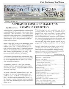 Real Estate Newsletter - 3rd Quarter 2013
