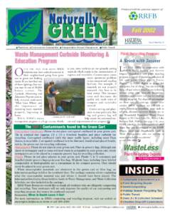 HRM Naturally Green Newsletter Fall 2002