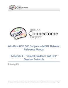 HCP 500 Subjects + MEG2 Reference Manual – Appendix I
