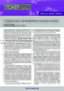 Imperial Japanese Army / War rape / Crime of aggression / Crimes against humanity / Japanese war crimes / International Military Tribunal for the Far East / Tokyo Trial / War crime / Nanking Massacre / Criminal law / International law / International criminal law