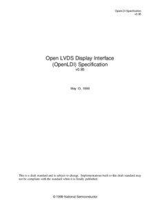 OpenLDI Specification v0.95