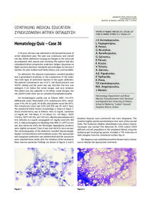 Hematology / Hematopathology / Acquired hemolytic anemia / Complement deficiency / Paroxysmal nocturnal hemoglobinuria / Aplastic anemia / Ham test / Pancytopenia / Decay-accelerating factor / Medicine / Biology / Anatomy