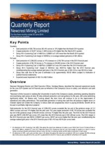 Microsoft Word - FINAL June 2014 Quarterly Results[removed]
