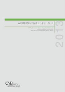 Aleš Bulíř, Jaromír Hurník, Kateřina Šmídková: Inflation Reports and Models: How Well Do Central Banks Really Write? 2 013