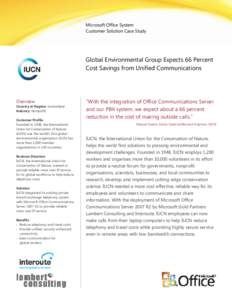 Microsoft Word - IUCN Microsoft OCS Case Study.docx