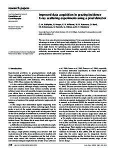 research papers Acta Crystallographica Section A Foundations of Crystallography