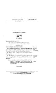 Criminal Procedure Code (Amendment) [No. S of