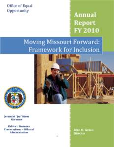 Office of Equal  Opportunity  Annual  Report  FY 2010 