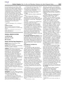 Federal Register / Vol. 79, No[removed]Thursday, February 20, [removed]Proposed Rules for developing test procedures. DOE actively encourages the participation and interaction of the public during the comment period at each 