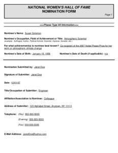 Ozone depletion / Millennium Development Goals / Environmental chemistry / Oxygen / Susan Solomon / Ozone layer / Chlorofluorocarbon / Cooperative Institute for Research in Environmental Sciences / Ozone / Environment / Chemistry / Earth