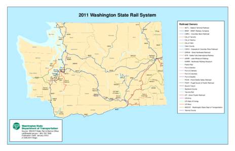 2011 Washington State Rail System Railroad Owners
