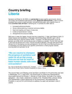 Sanitation / Sewerage / Water supply and sanitation in Benin / Water Supply and Sanitation Collaborative Council / Hygiene / Millennium Development Goals / Public health