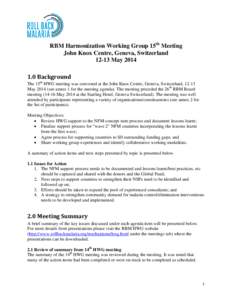 Microsoft Word - 15th HWG mtg Summary Final.docx