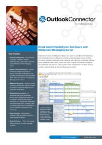 Outlook Connector for MDaemon Datasheet