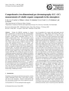 Atmos. Chem. Phys., 3, 665–682, 2003 www.atmos-chem-phys.org/acpAtmospheric Chemistry and Physics