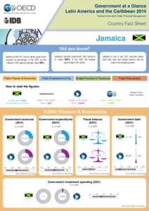 Government at a Glance Latin America and the Caribbean 2014 Towards Innovative Public Financial Management Country Fact Sheet