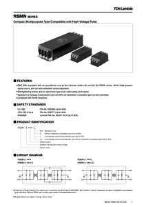 RSMN SERIES Compact Multipurpose Type Compatible with High-Voltage Pulse ■ FEATURES ●