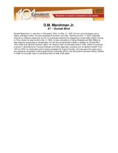 Microsoft Word - Marshman-DM.doc
