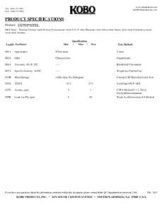 Food safety / Organoleptic / Scientific terminology / Sensory system / Stearic acid / International Nomenclature of Cosmetic Ingredients / Benzoic acid / Acids in wine / Terminology / Chemistry / Food and drink